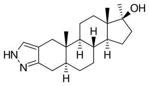 ساختار شیمایی استانازول
