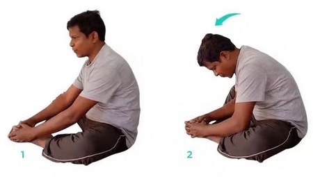 نحوه اجرای کشش کشاله ران کف به کف نشسته