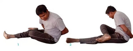 نحوه اجرای تمرین عضلات کشاله ران در پای پرانتزی
