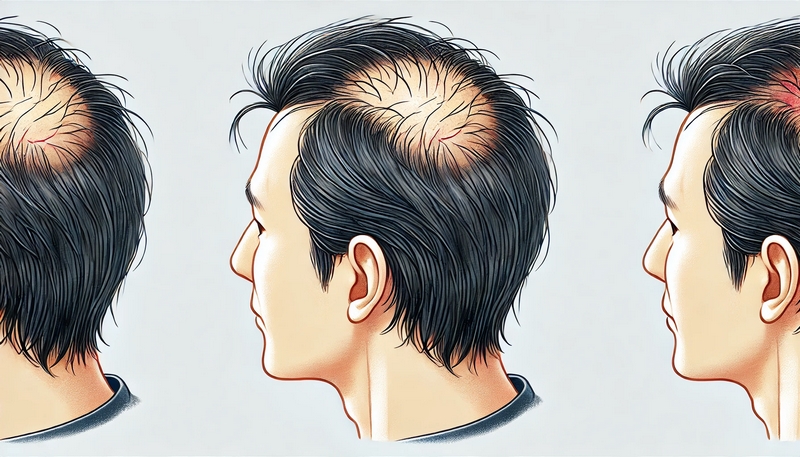 ریزش موی سر در اثر مصرف آمپول بدنسازی