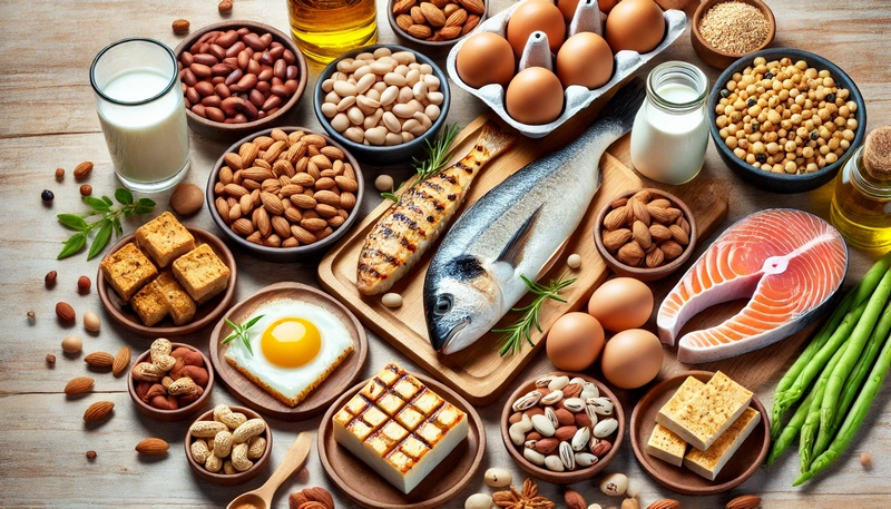 مواد غذایی حاوی پروتئین