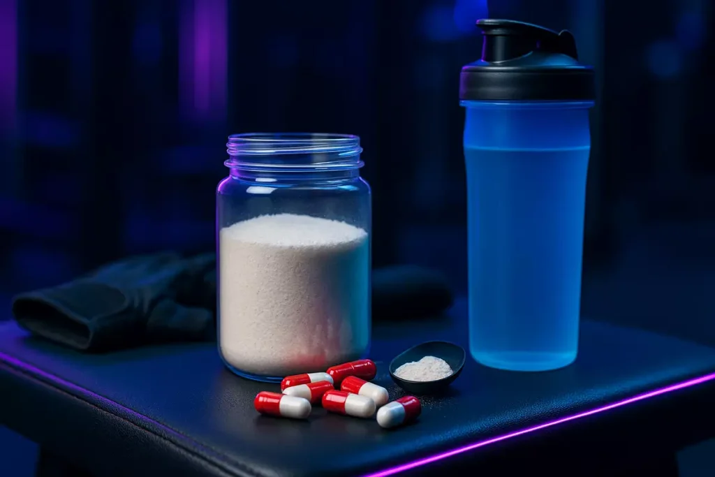 تصویر مکمل آمینو اسید BCAA و EAA برای جلوگیری از تحلیل عضلات