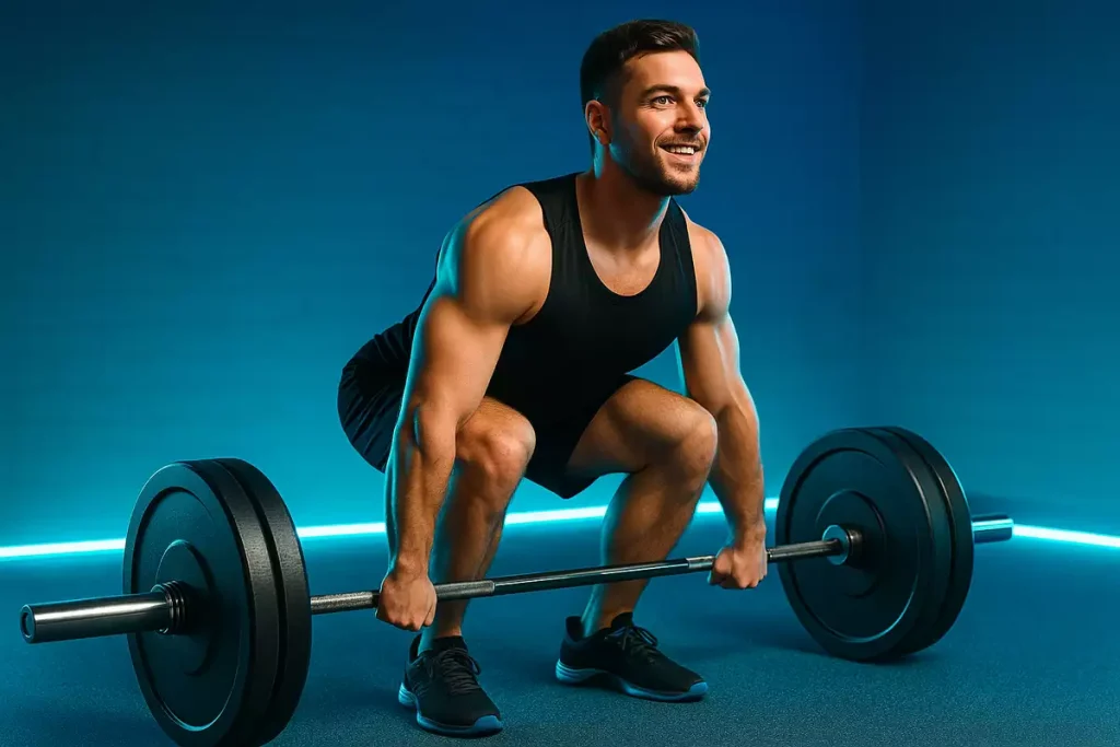 اجرای اسکوات و ددلیفت با فرم صحیح به عنوان اصول کلیدی برنامه تمرینی سه‌روزه