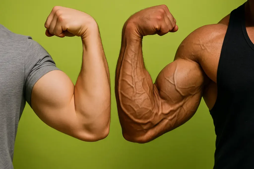 تفاوت فیزیولوژیکی میان بدنساز طبیعی و دارویی